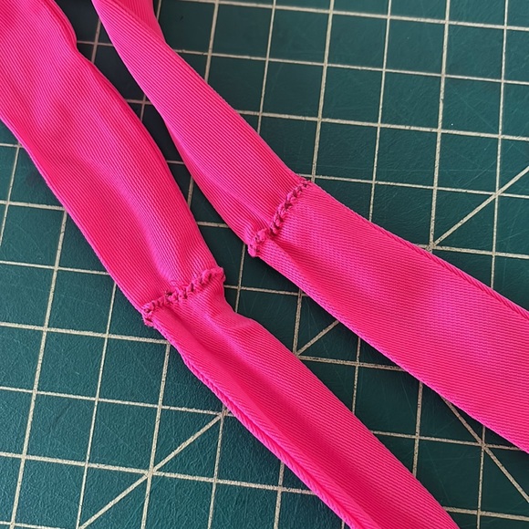 vintage 70s John Kloss hot pink halter nightgown - Picture 8 of 8